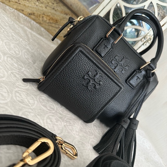 New Tory Burch Thea satchel/crossbody & matching Thea wallet - Picture 7 of 8